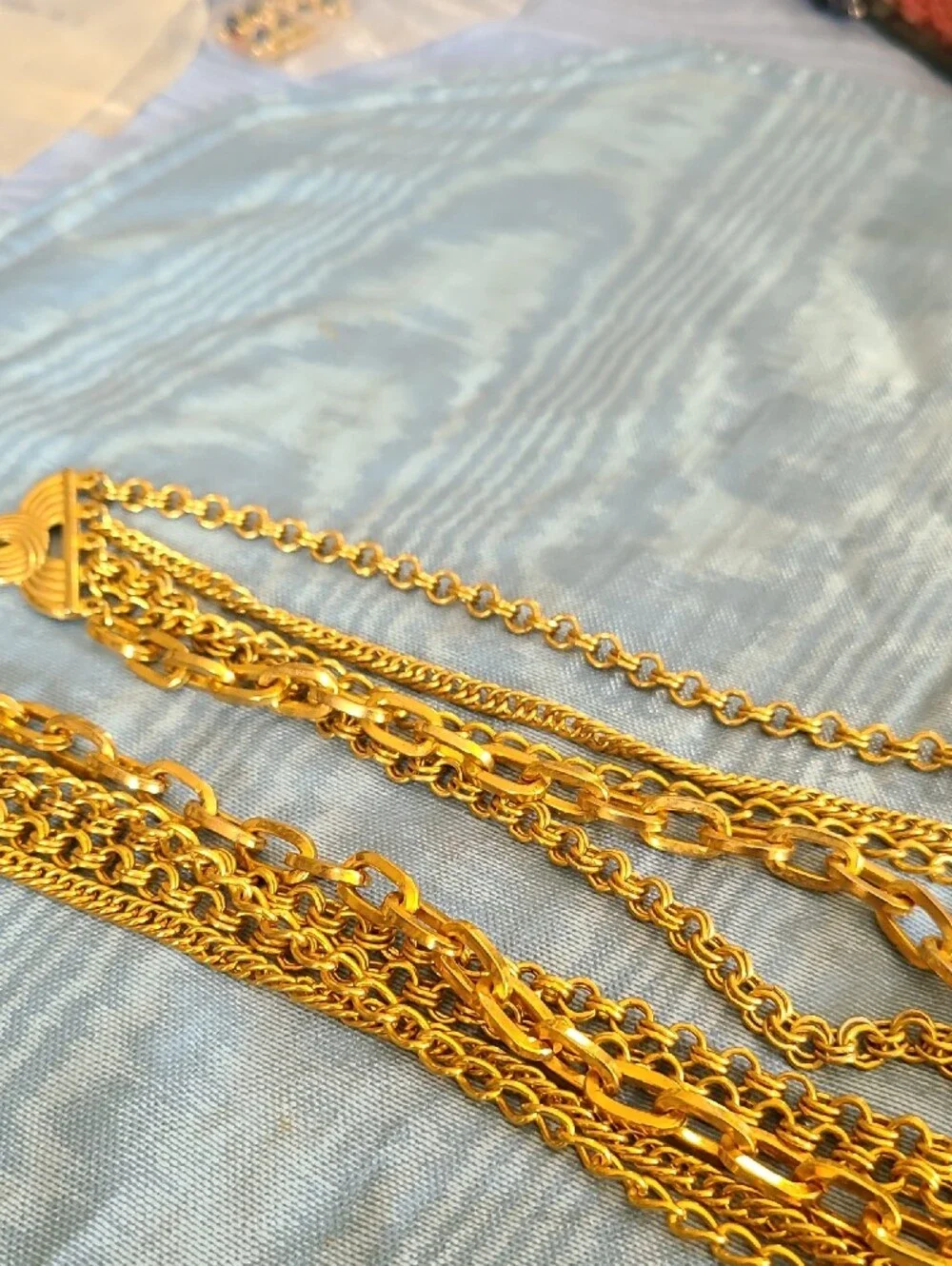 Gold Multi-Chain Statement Belt - Women Jewelry
